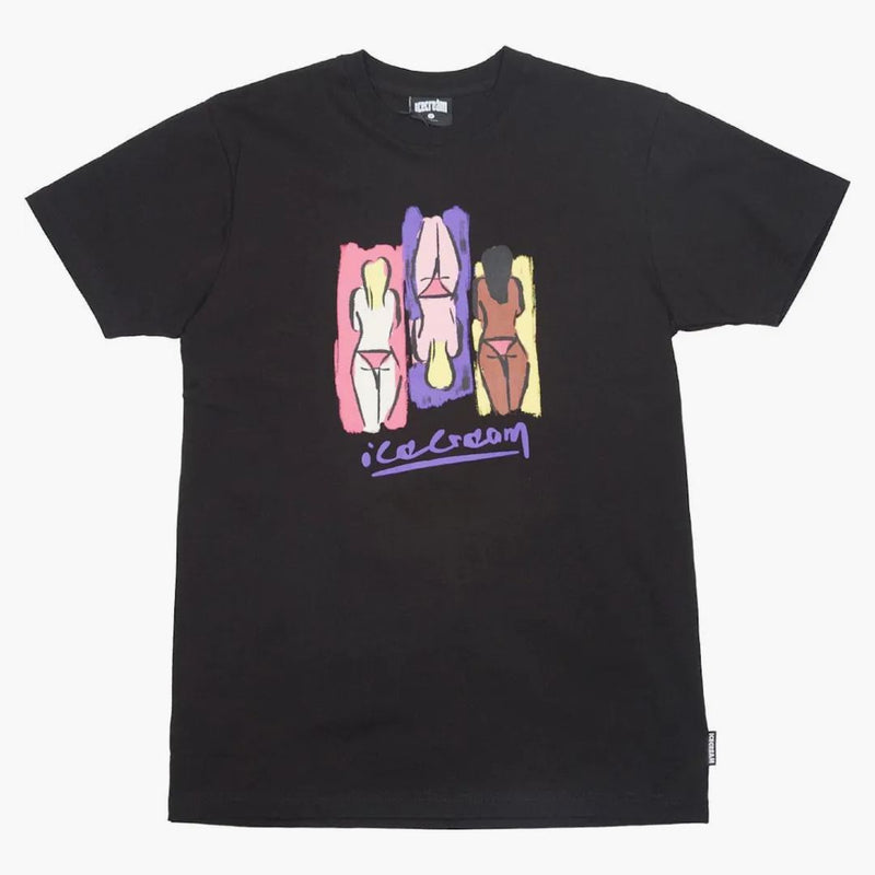 Ice Cream Neopolitan Tee Black