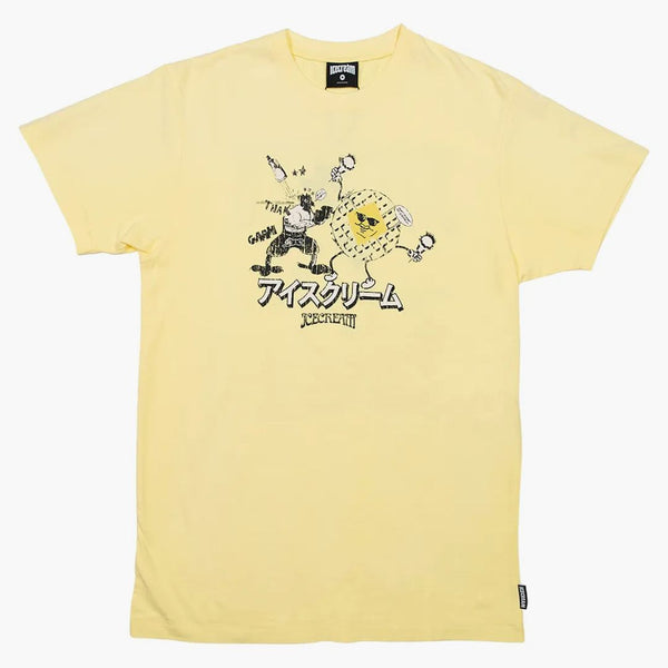 Glass reynolds stickade tee gul