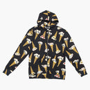 Ice Cream Shane Zip Hoodie Black