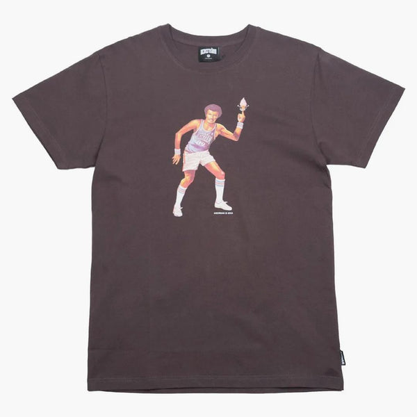 Glass twist tee brun