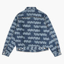 Ice Cream X Vandy All Over Denim Jacket Jacquard Indigo