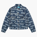 Ice Cream X Vandy All Over Denim Jacket Jacquard Indigo