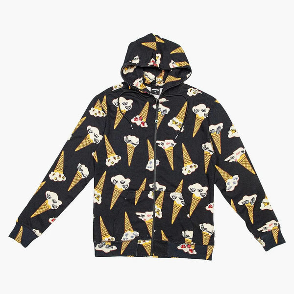 Glass sätt hoodie svart
