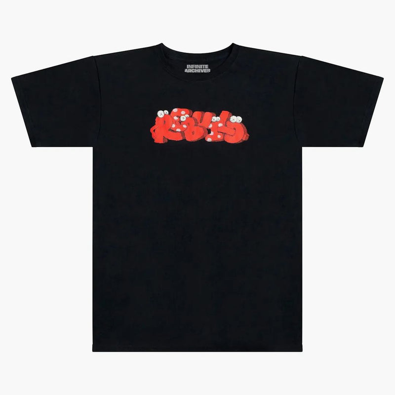 Infinite Archives X Kaws Rebuild T-Shirt Black