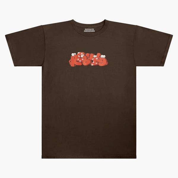 Infinite Archives X Kaws T-Shirt Brown
