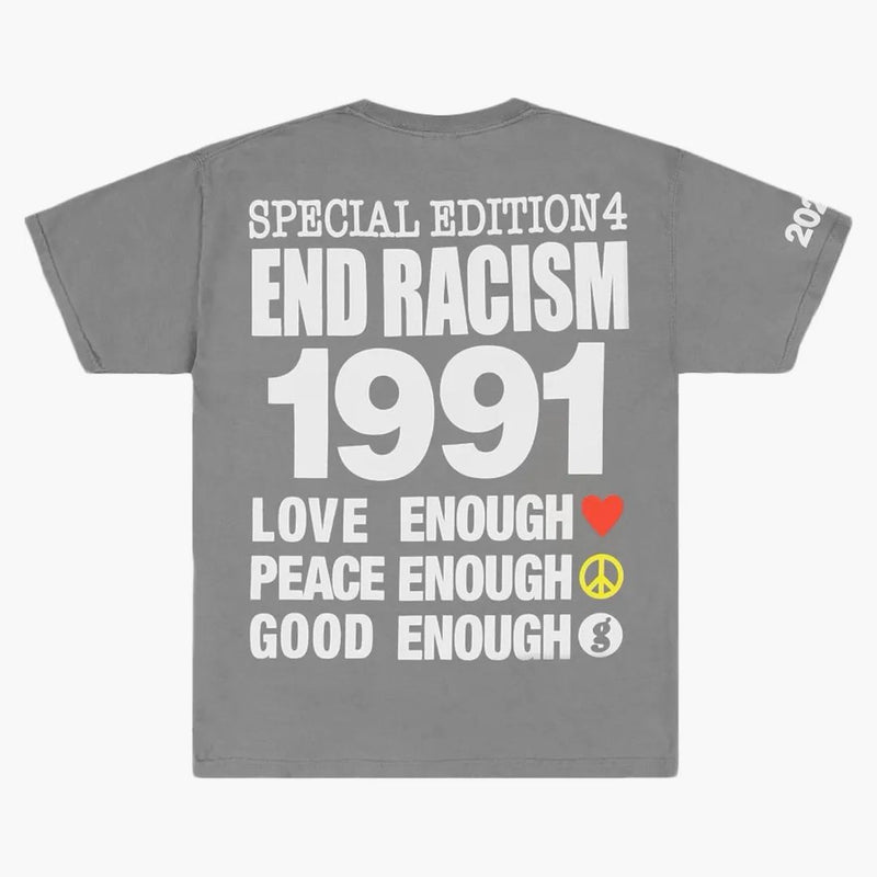 Infinite Archives X Fragment (End Racism) (1991/2020) T-shirt Gray