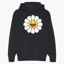 J Balvin Blanco x Takashi Murakami grande felpa con cappuccio di fiori neri