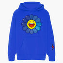 J Balvin X Takashi Murakami Flower Hoodie Blue