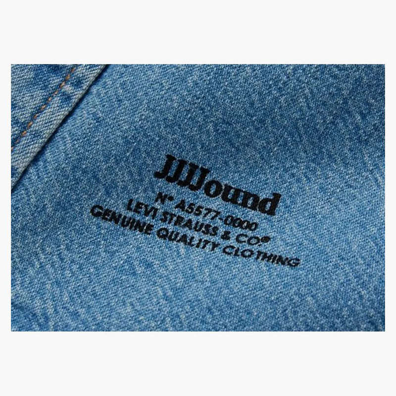 JJJOUND X Levi's Western Denim Shirt Medium Wash