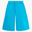 Jacquemus Cotton Cargo Shorts Blue