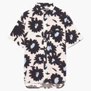 Jacquemus La Chemise Melo Short Sleeve Shirt Print Dark Navy Flowers