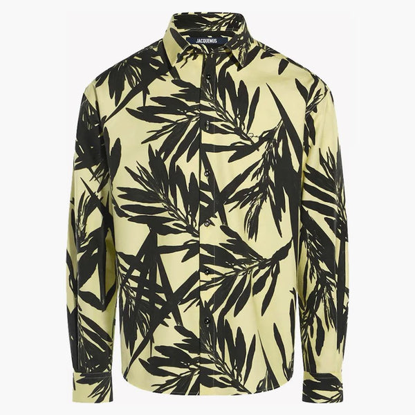 Jacquemus La Chemise Simon Foliage Black/yellow