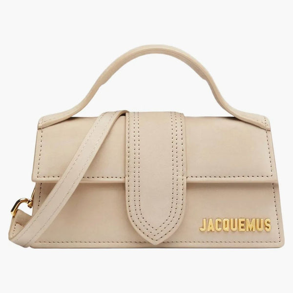 Jacquemus Le Bambino Mini Flap Bag Dark Beige