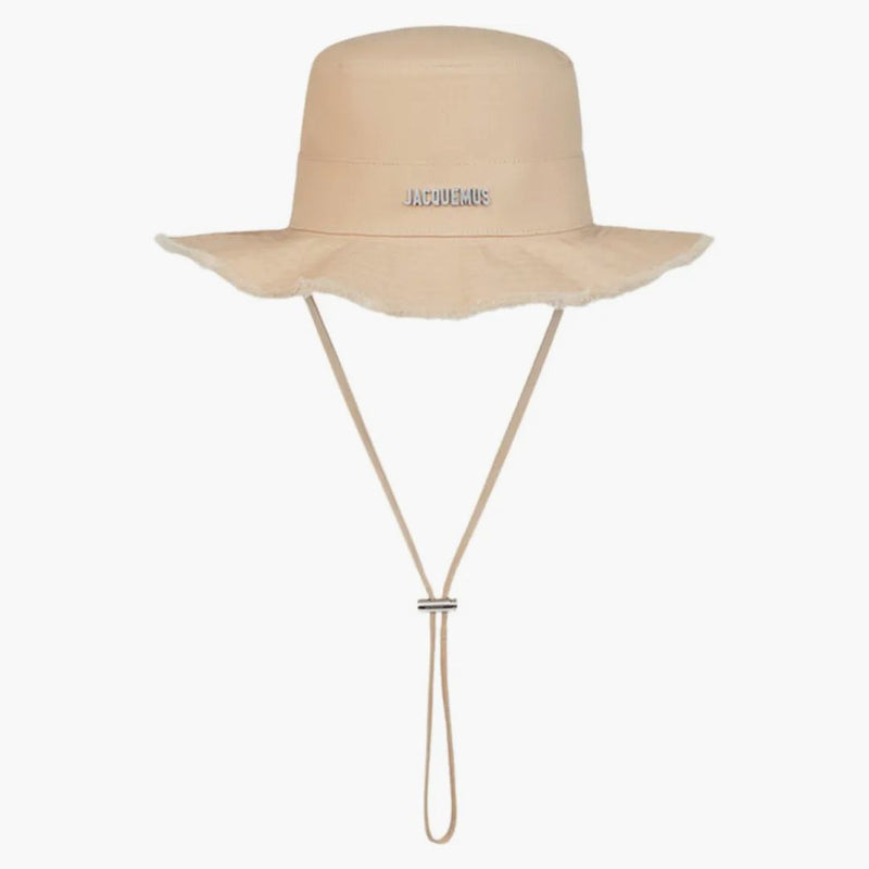 Jacquemus Le Bob Artichaut Large Brim Bucket Hat Beige