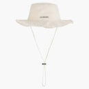Jacquemus Le Bob Artichaut Large Brim Bucket Hat Off-white