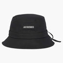Jacquemus Le Bob Gadjo Bow Bucket Hat Black