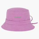 Jacquemus Le Bob Gadjo Bow Knotted Bucket Hat Lilac