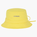 Jacquemus Le Bob Gadjo Bow Knotted Bucket Hat Yellow
