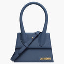 Jacquemus Le Chiquito Moyen Signature Handbag Dark Navy