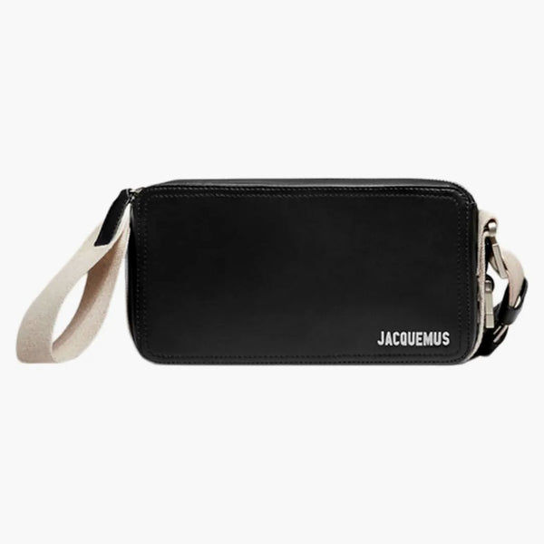 Jacquemus Le Cuerda Horizontal Utility Rectangle Bag Black