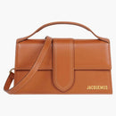 Jacquemus Le Grand Bambino Crossbody Flap Bag Light Brown