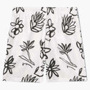 Jacquemus Le Maillot Peinture Flower Sketch Swim Shorts Print Black/white Flowers