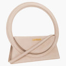 Jacquemus Le Sac Rond Circle Purse Dark Beige