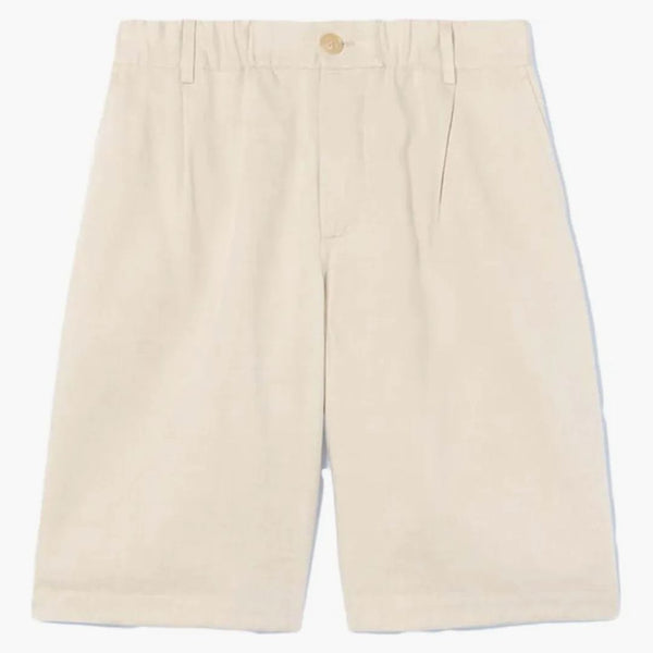 Jacquemus Le Short Gelati Pleated Shorts Beige