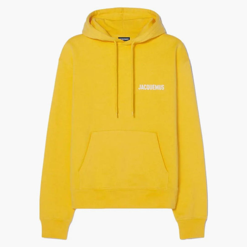 Jacquemus Le Sweatshirt Hooded Sweatshirt Yellow