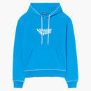 Jacquemus Le Sweatshirt Vague Print Wave Logo Hoodie Blue
