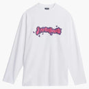 Jacquemus Le T-shirt Desenho Manches Longues Daisy Logo Long Sleeve T-shirt Print Marguerite White