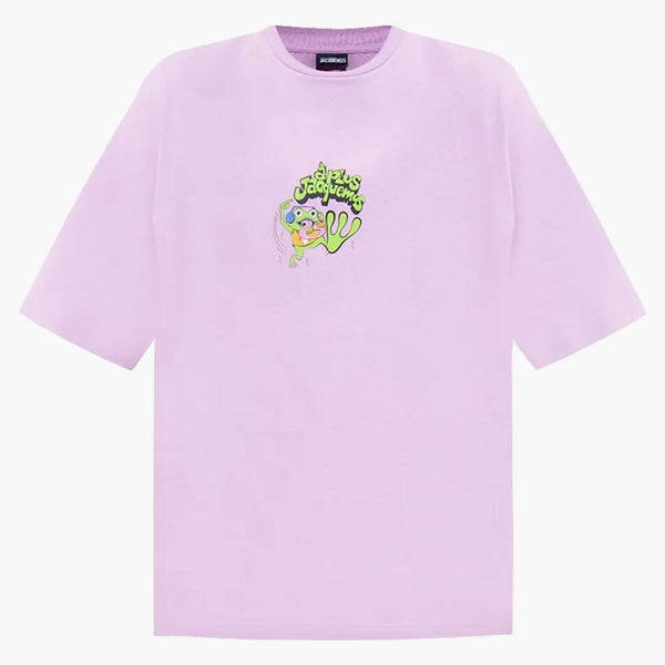 Jacquemus Le T-shirt Grenouille Frog Print T-shirt Lilac