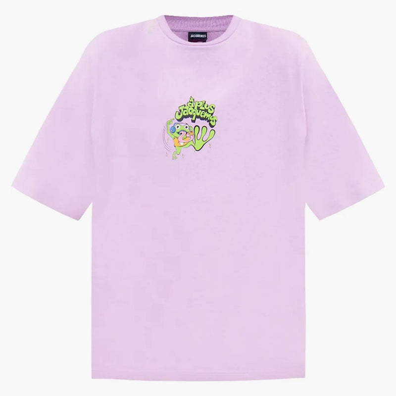 Jacquemus Le T-shirt Grenouille Frog Print T-shirt Lilac