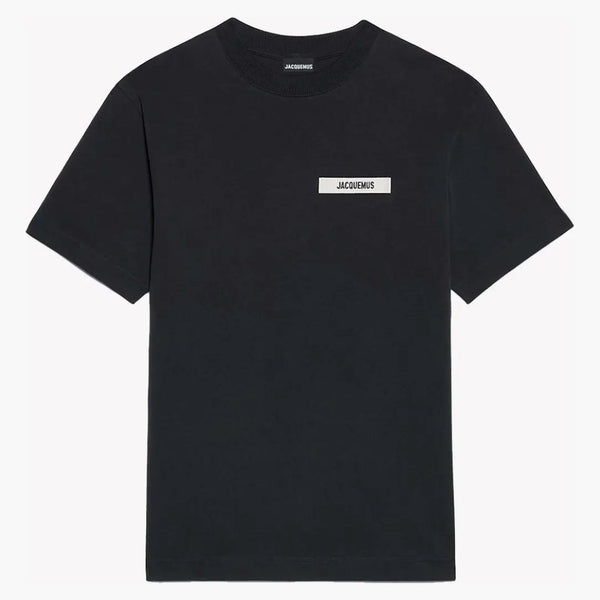 Jacquemus Le T-shirt Gros Grain Black