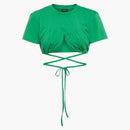 Jacquemus Le T-shirt Baci Top Green