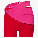 Jacquemus X Nike Drapped Bike Shorts Dark Pink
