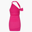 Jacquemus X Nike La Robe Drapée Dress Dark Pink