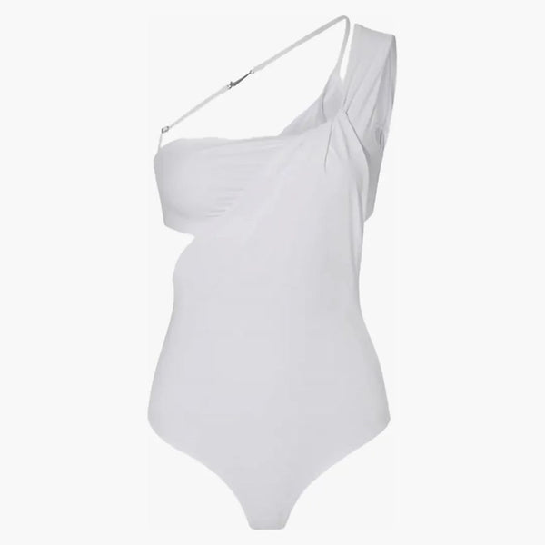 Jacquemus X Nike Le Body Drapé Dress White
