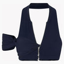 Jacquemus X Nike Le Haut Drape Top Dark Obsidian