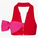 Jacquemus X Nike Le Haut Drape Top Dark Pink