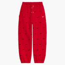 Jacquemus X Nike Le Jogging Swoosh Pant Dark Red
