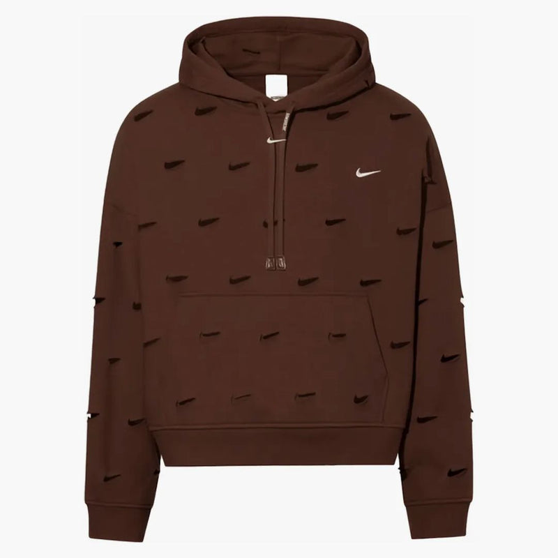 Jacquemus X Nike Le Swoosh Hoodie Brown