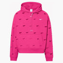Jacquemus X Nike Le Swoosh Hoodie Dark Pink