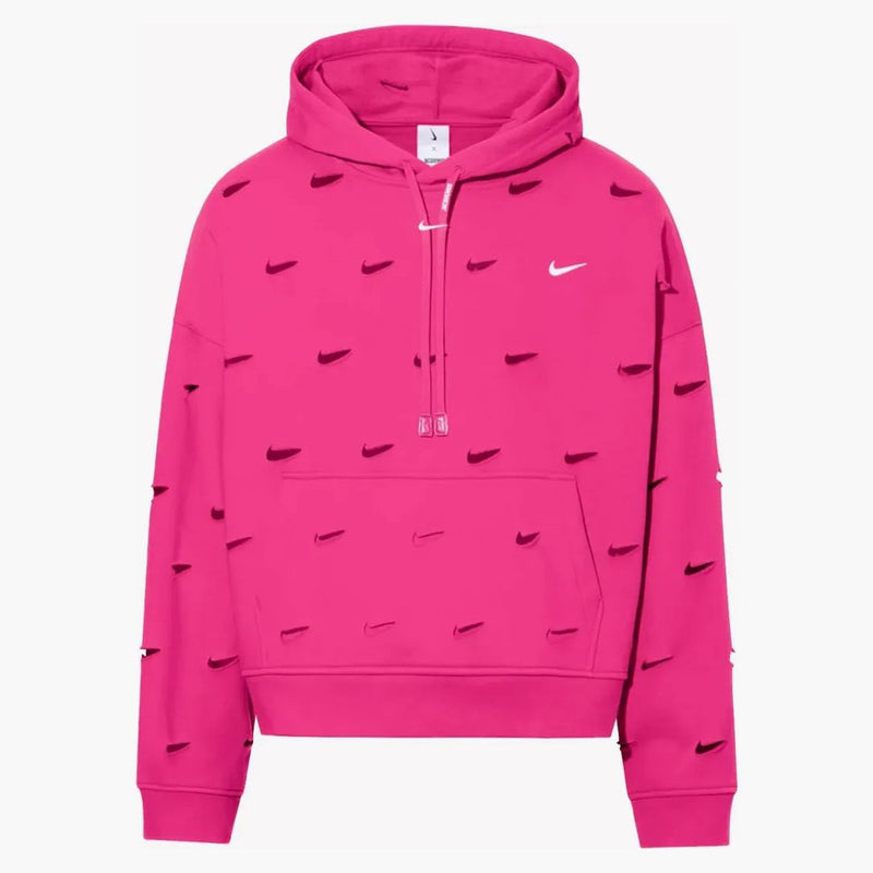 Jacquemus X Nike Le Swoosh Hoodie Dark Pink