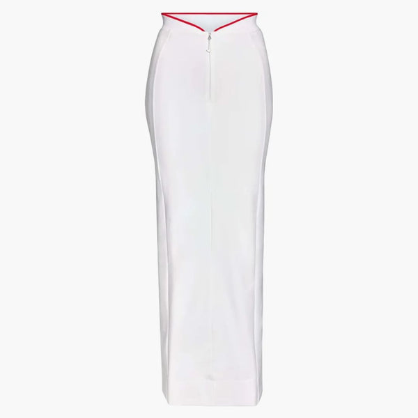 Jacquemus X Nike Long Skirt White