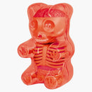 Jason Freeny 4D Master Funny Anatomy rubber Bear Figure Clear Red