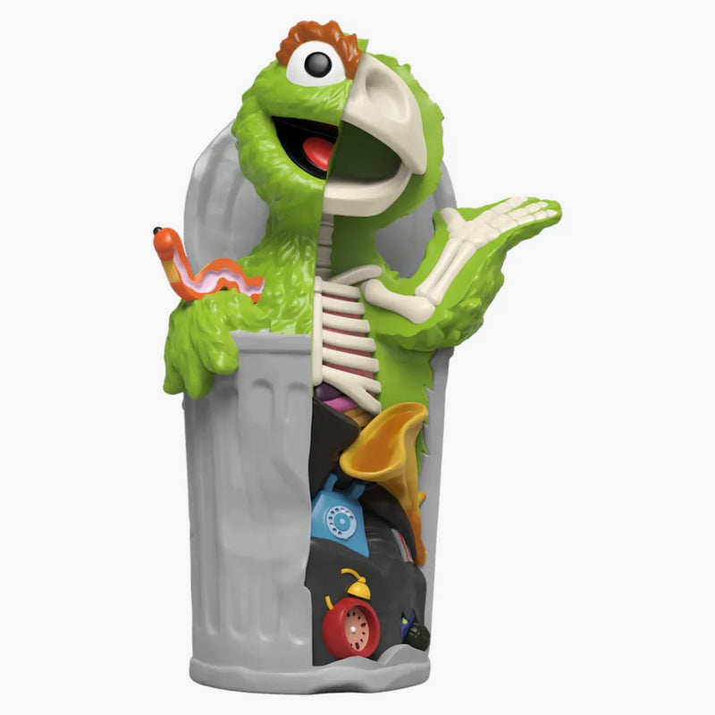 Jason Freeny Mighty Jaxx xxray Plus Oscar the Grouch Figura