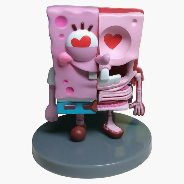Jason Freeny X Nickelodeon SpongeBob Hidden Disectibles SpongeBob Chase Figure Pink