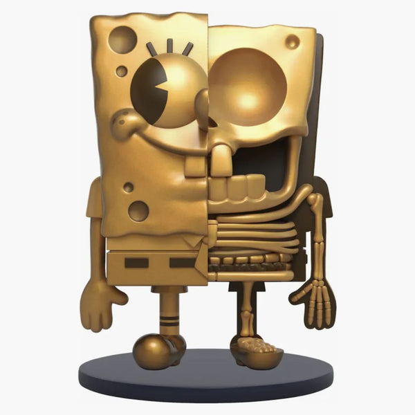 Jason Freeny X SpongeBob Hidden Distectibles Ediție Clasică SpongeBob Figura Gold