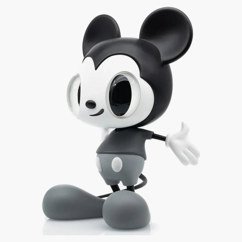 Javier Calleja X Disney Mickey Mouse Now & Future Sofubi Figure (edition Of 350) Grey